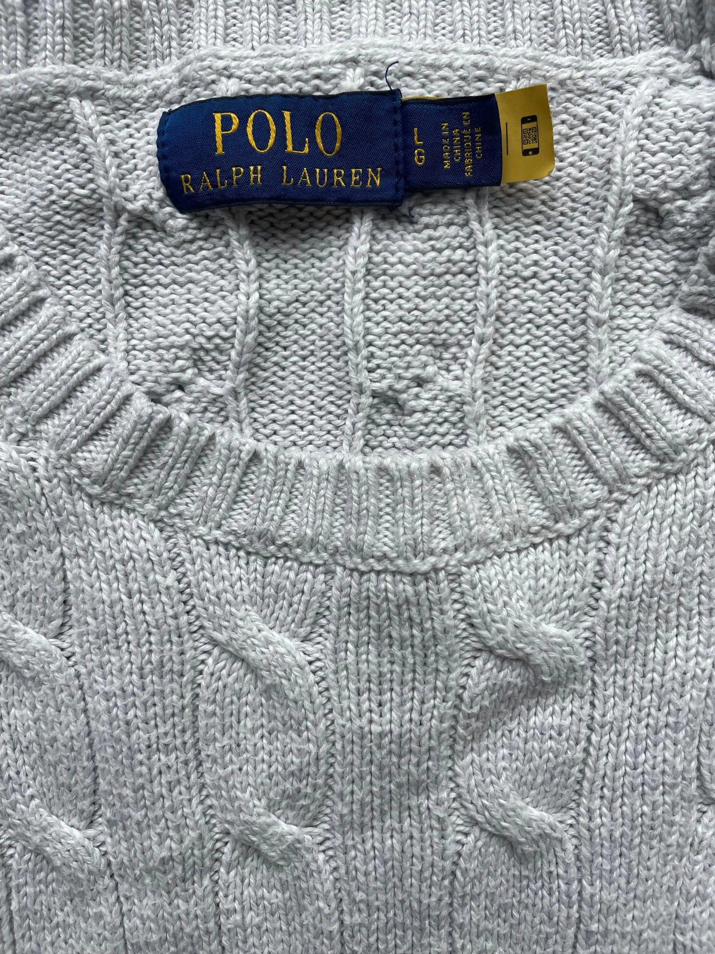 Cable Knit Sweater (L) 734Vintage